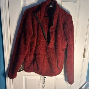 Cozy Red Fleece Jacket
